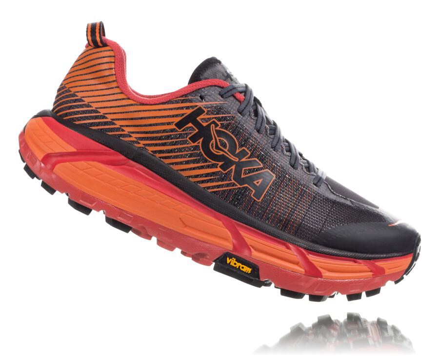 Hoka One One Spor Ayakkabı Erkek Siyah/Kırmızı - Evo Mafate 2 - DQ4129360